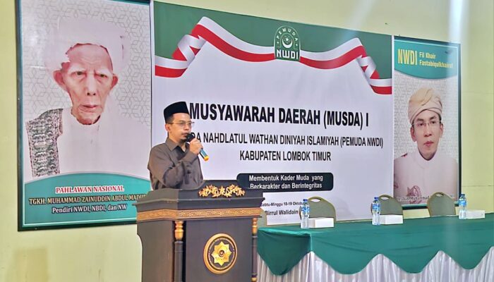 Kantongi Dukungan 21 PC, Mahsar Resmi Menjadi Ketua PD Pemuda NWDI Lombok Timur