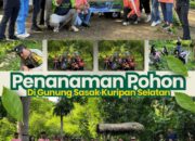 Penanaman Pohon DiGunung Sasak, UPTB UPPRD Samsat Gerung dan Desa Kuripan Selatan Serta Karang Taruna Dukung Program Gubernur NTB
