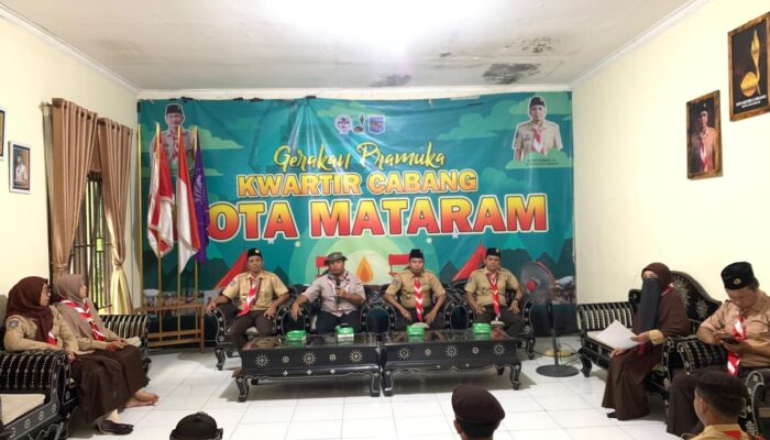 Jelang Jamnas XII Cibubur 2026, Kwarcab Kota Mataram Gelar Pemusatan Latihan Kontingen